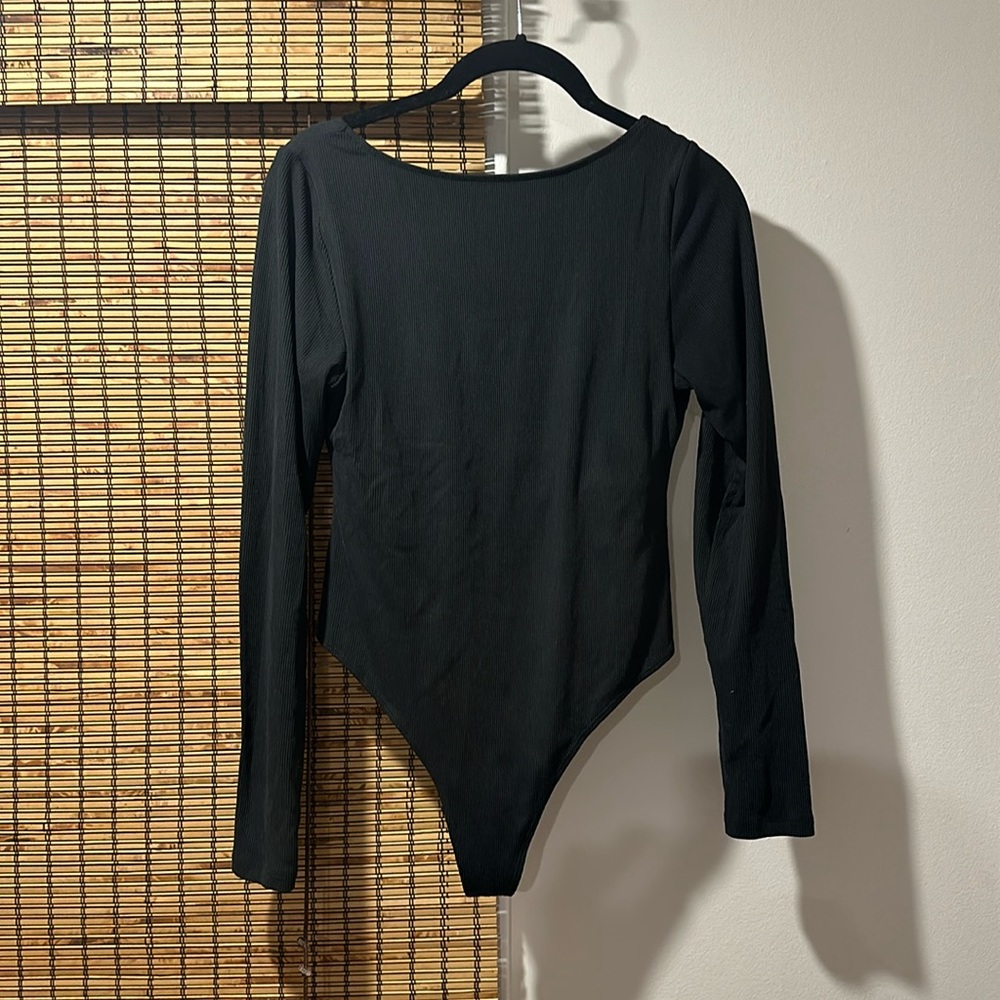 Girlfriend Collective Black Leotard
